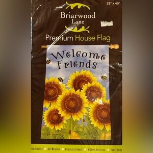 Briarwood Lane Premium House Flag Sunflowers 28" x 40" NEW